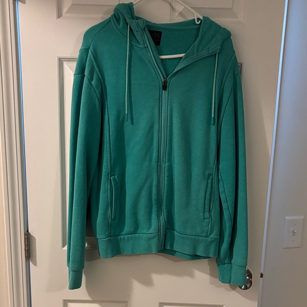 Figs hooded full zip sweatshirt
